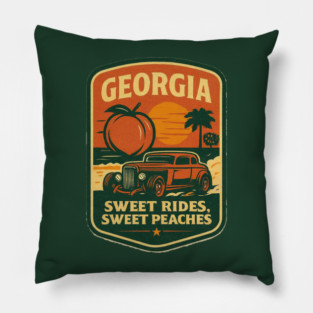 Georgia Sweet Rides Pillow