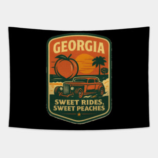 Georgia Sweet Rides Tapestry