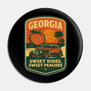 Georgia Sweet Rides Pin