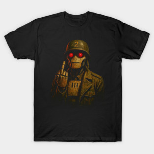 Gi Robot Flipping the Bird T-Shirt