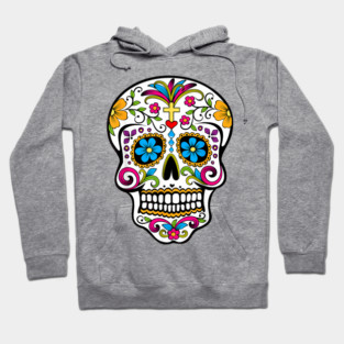 Day of the Dead Sugar Skull Shirt – Dia de los Muertos Costume Tee Hoodie