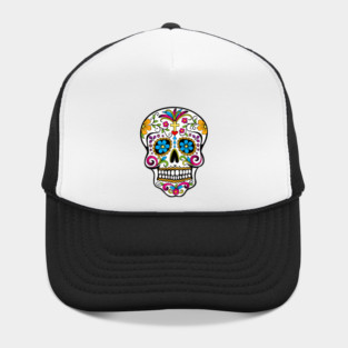 Day of the Dead Sugar Skull Shirt – Dia de los Muertos Costume Tee Hat