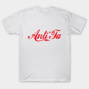 Anti-Fa White T-Shirt
