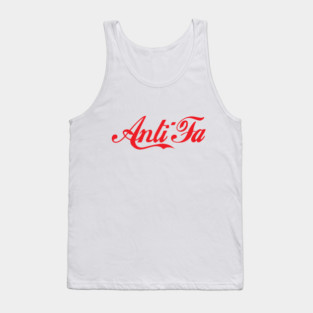 Anti-Fa White Tank Top