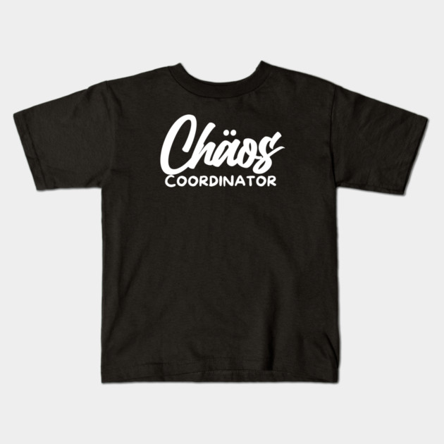 CHOAS COORDINATOR Kids T-Shirt by Fabrik