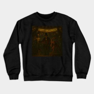 Happy Halloween – Circus Freak Show Crewneck Sweatshirt