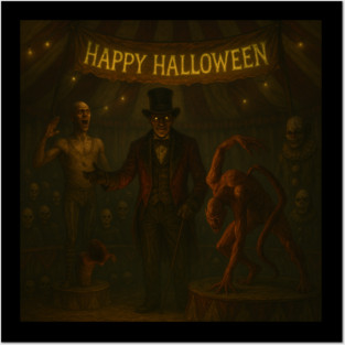 Happy Halloween – Circus Freak Show Posters and Art
