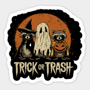 trick-or-trash Sticker