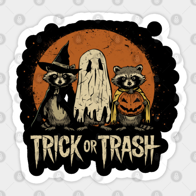 trick-or-trash Sticker by JessArty