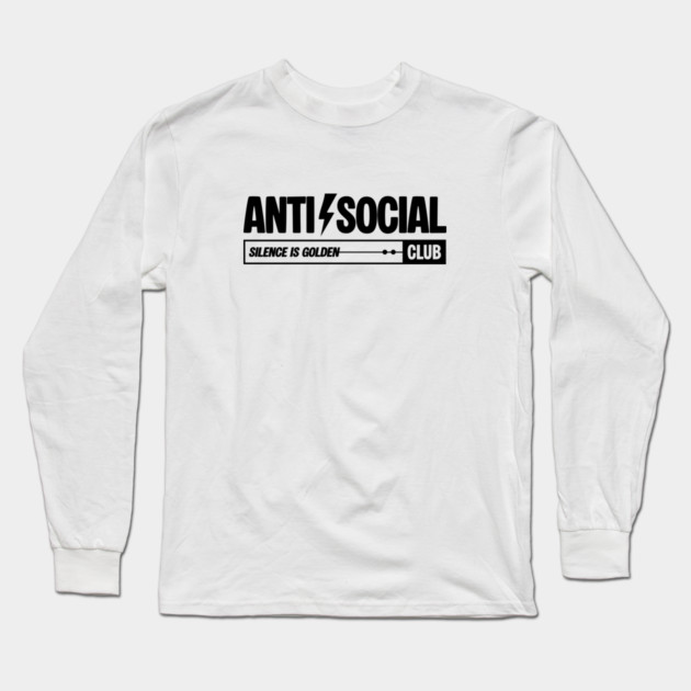 ANTI-SOCIAL CLUB Long Sleeve T-Shirt by Fabrik