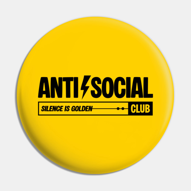 ANTI-SOCIAL CLUB Pin by Fabrik