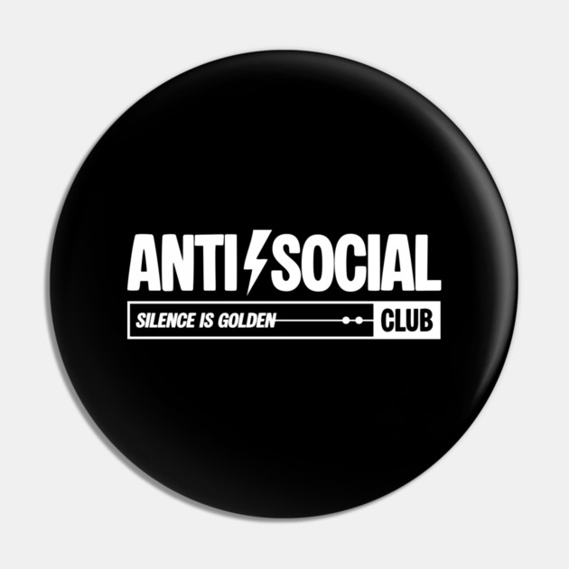 ANTI-SOCIAL CLUB Pin by Fabrik