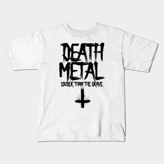 DEATH METAL Kids T-Shirt by Fabrik