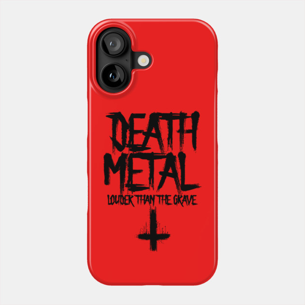 DEATH METAL Phone Case by Fabrik
