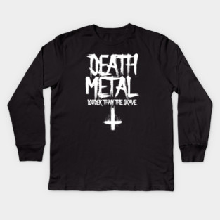 DEATH METAL Kids Long Sleeve T-Shirt