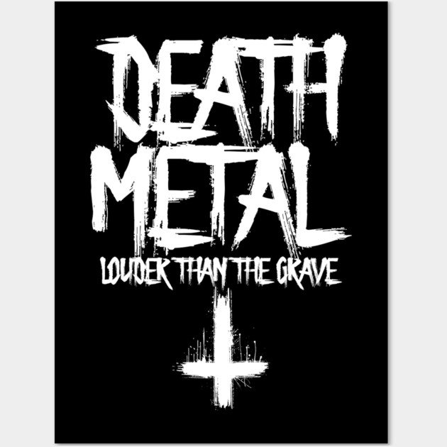 DEATH METAL Wall Art by Fabrik