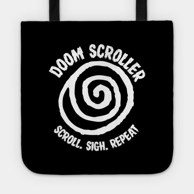 DOOM SCROLLER Tote by Fabrik