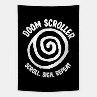 DOOM SCROLLER Tapestry