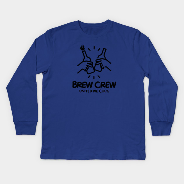 BREW CREW Kids Long Sleeve T-Shirt by Fabrik