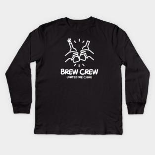 BREW CREW Kids Long Sleeve T-Shirt
