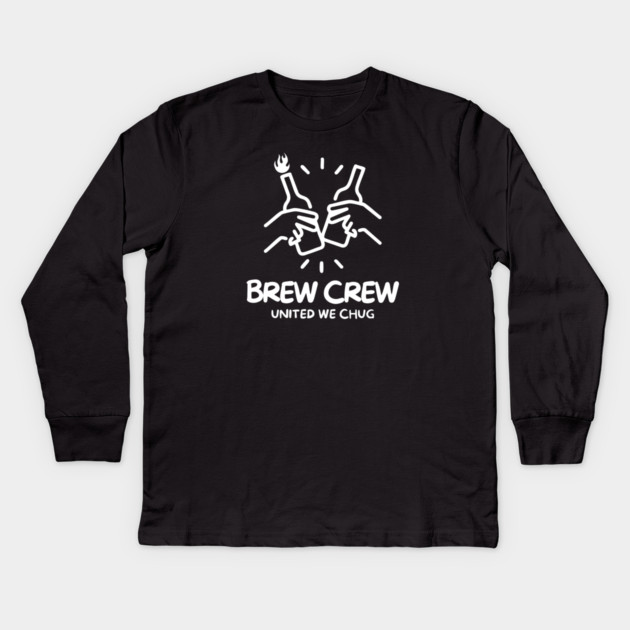 BREW CREW Kids Long Sleeve T-Shirt by Fabrik