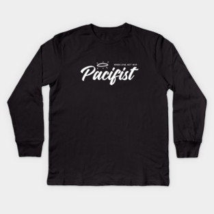 PACIFIST Kids Long Sleeve T-Shirt