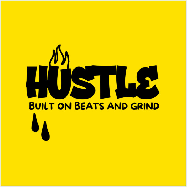 HUSTLE Wall Art by Fabrik