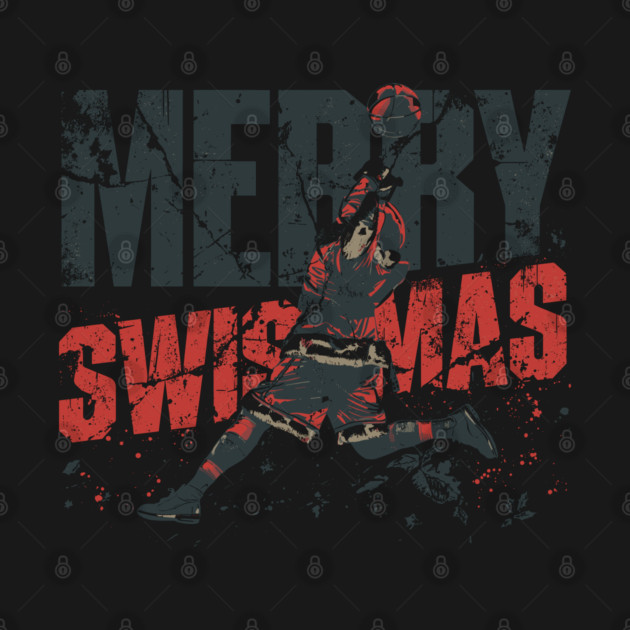 Swishmas Santa Basketball Dunk Christmas by JessArty