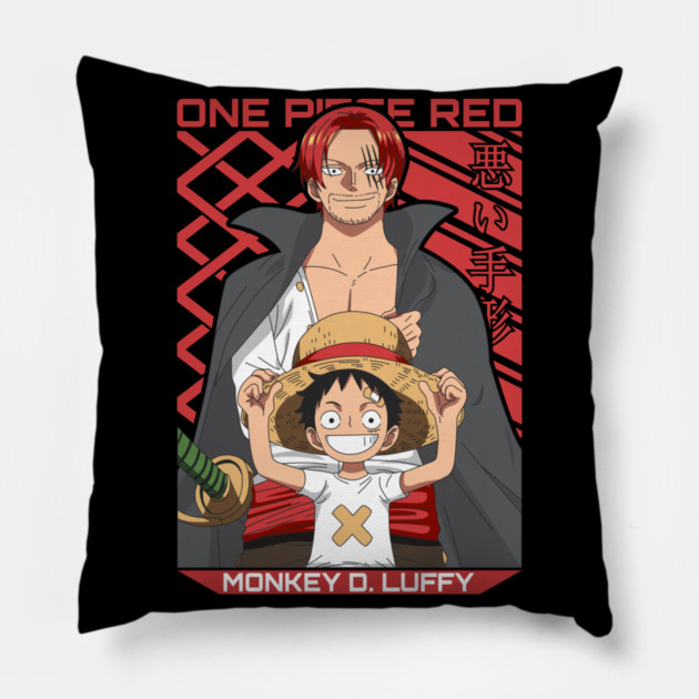 Shanks and Kid Luffy – One Piece Pillow by Otaku Vibes