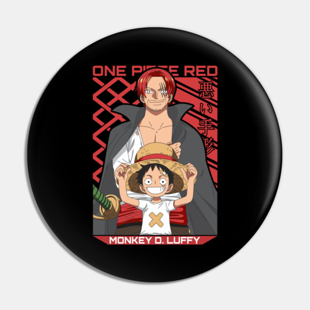 Shanks and Kid Luffy – One Piece Pin by Otaku Vibes