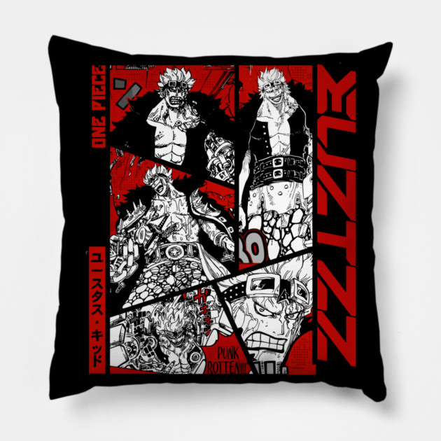 Eustass Kid Art – One Piece Pillow by Otaku Vibes