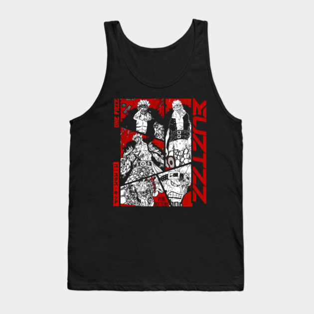 Eustass Kid Art – One Piece Tank Top by Otaku Vibes