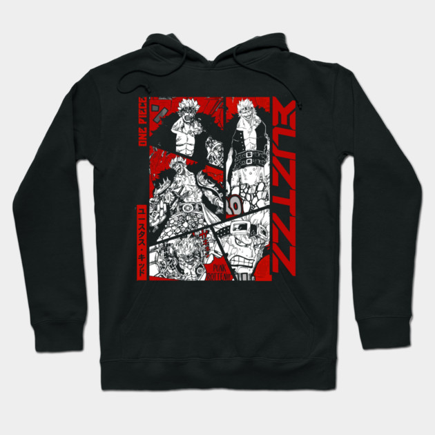 Eustass Kid Art – One Piece Hoodie by Otaku Vibes