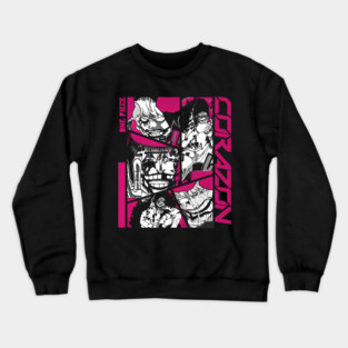 Corazon Law’s Hero – One Piece Crewneck Sweatshirt