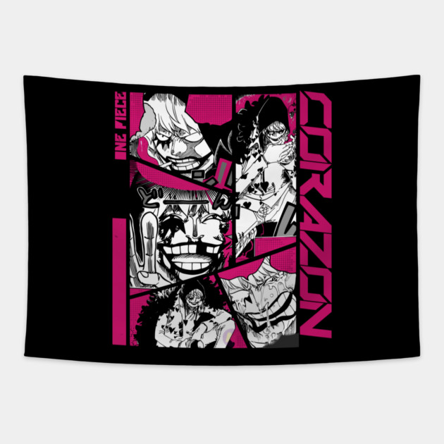 Corazon Law’s Hero – One Piece Tapestry by Otaku Vibes