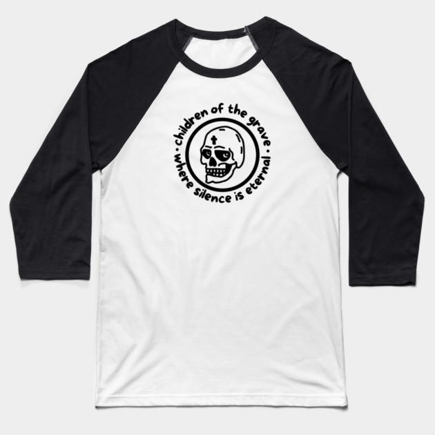 CHILDREN OF THE GRAVE Baseball T-Shirt by Fabrik