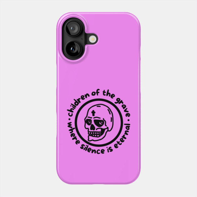 CHILDREN OF THE GRAVE Phone Case by Fabrik
