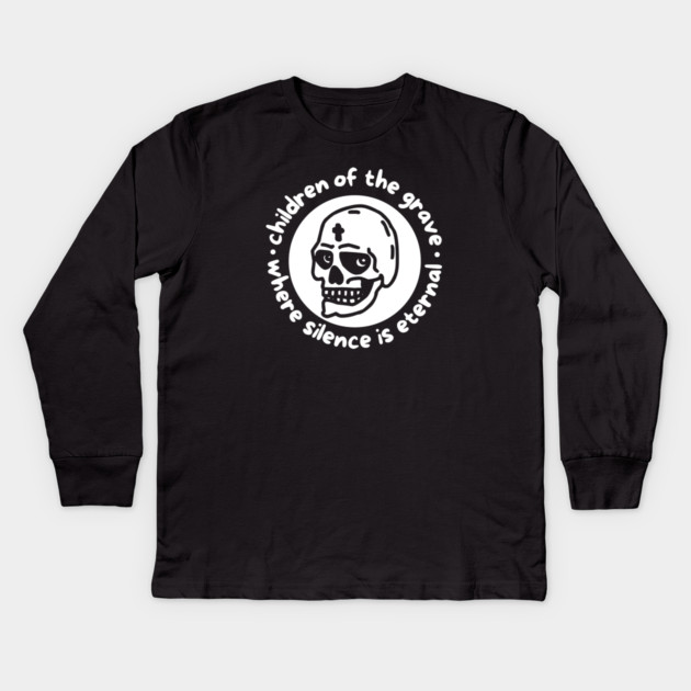 CHILDREN OF THE GRAVE Kids Long Sleeve T-Shirt by Fabrik