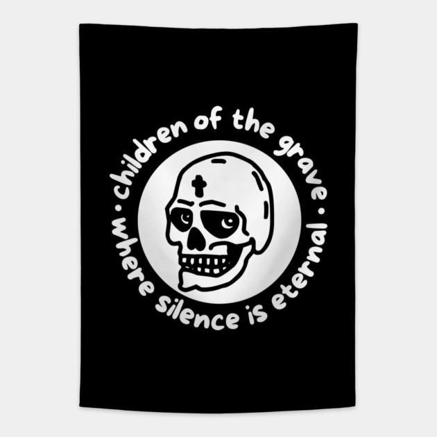 CHILDREN OF THE GRAVE Tapestry by Fabrik