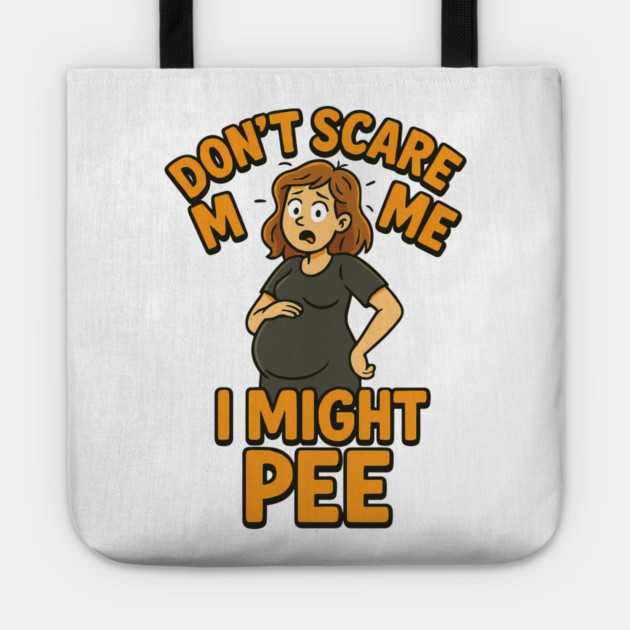 Funny Pregnant Halloween Design Tote by Customer's Store 1