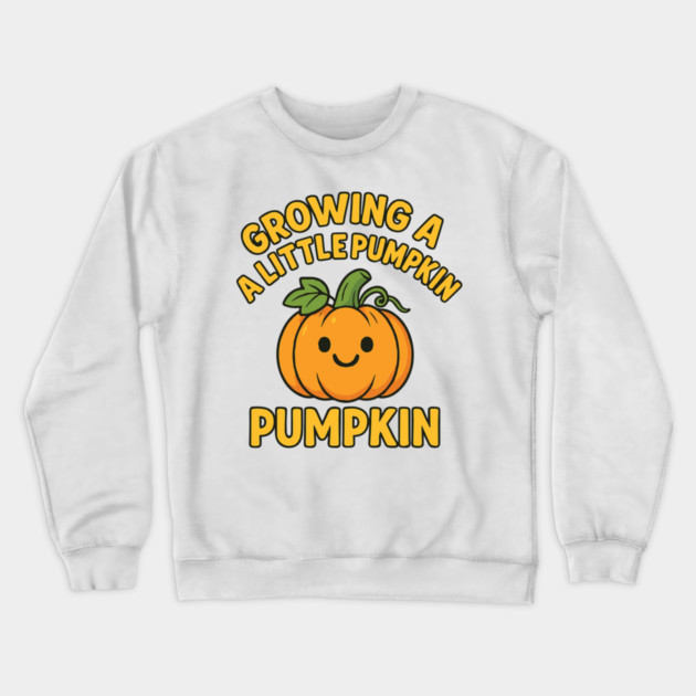 Little Pumpkin Pregnancy Crewneck Sweatshirt by Customer's Store 1