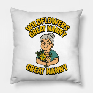 Wildflowers Great Nanny Pillow