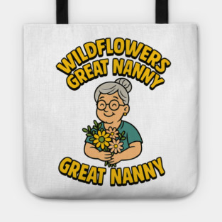Wildflowers Great Nanny Tote