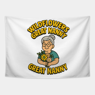 Wildflowers Great Nanny Tapestry