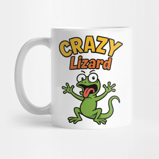 funny CRAZY Lizard by Customer's Store 1