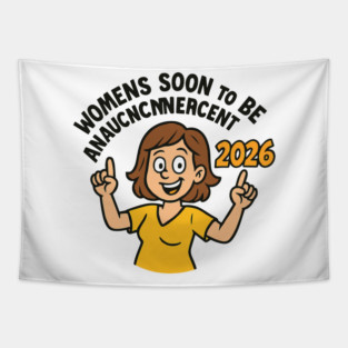 Womens Soon to Be Godmother 2026 Tapestry