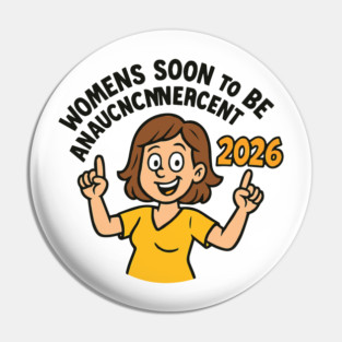 Womens Soon to Be Godmother 2026 Pin