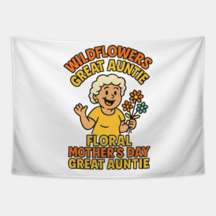 Wildflower Great Auntie Tapestry