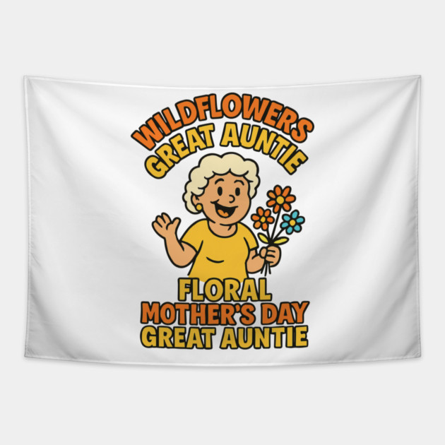 Wildflower Great Auntie Tapestry by Customer's Store 1