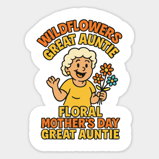 Wildflower Great Auntie Magnet by Customer's Store 1